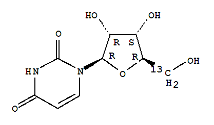 [5’-13C]uridine Structure,478511-16-9Structure