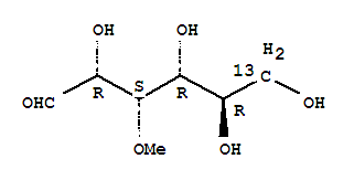 3-O-甲基-d-葡萄糖-6-13c结构式_478529-34-9结构式