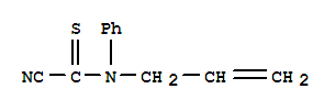 (7ci,8ci)-n-烯丙基-1-氰基硫代-甲酰苯胺结构式_4953-85-9结构式