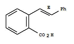 Benzoic acid,2-[(1e)-2-phenylethenyl]- Structure,5079-90-3Structure