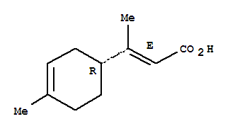 (E)-3-[(r)-4-methyl-3-cyclohexen-1-yl ]-2-butenoic acid Structure,51373-21-8Structure