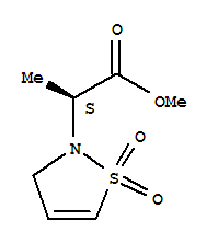 (alphaS)-alpha-甲基-2(3H)-异噻唑乙酸甲酯 1,1-二氧化物结构式_515130-03-7结构式