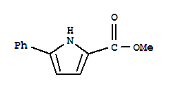 5-苯基-1H-吡咯-2-羧酸乙酯结构式_52179-72-3结构式