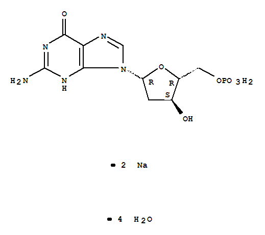 2’-Deoxyguanosine-5’-monophosphate disodium salt Structure,52558-16-4Structure