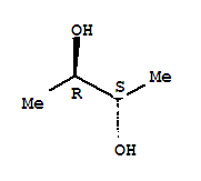 Meso-2,3-丁二醇结构式_5341-95-7结构式