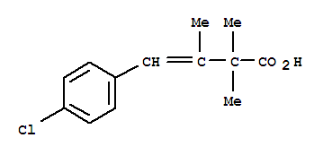 4-(4-Chlorophenyl)-2,2,3-trimethyl-but-3-enoic acid Structure,55078-30-3Structure