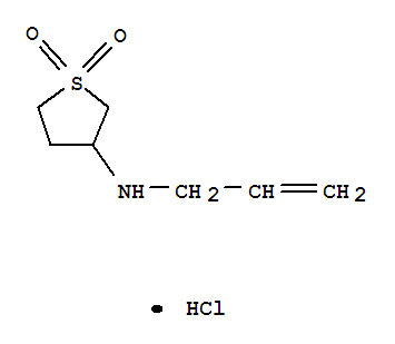 烯丙基-(1,1-二氧代-四氢-1-噻吩-3-基)-胺结构式_5553-32-2结构式