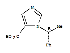 (R)-(+)-1-(1-phenylethyl)-1h-imidazole-5-carboxylic acid Structure,56649-48-0Structure