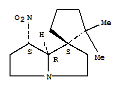 (5’β,1s)-2,2-dimethyl-4’β-nitrospiro[cyclopentane-1,6’-[1]azabicyclo[3.3.0]octane] Structure,57308-84-6Structure
