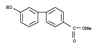 3-Hydroxybiphenyl-4-carboxylic acid methyl ester Structure,579511-01-6Structure