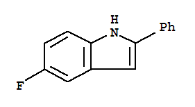 1H-Indole, 5-fluoro-2-phenyl- Structure,59541-83-2Structure