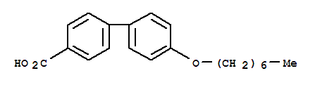 4-(Heptyloxy)-4-biphenylcarboxylic acid Structure,59748-17-3Structure