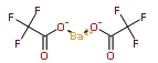 Barium bis(trifluoroacetate) Structure,60884-92-6Structure