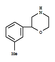 2-间甲苯吗啉结构式_62008-56-4结构式