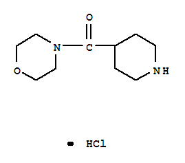 Morpholin-4-yl-piperidin-4-yl-methanone hydrochloride Structure,63214-57-3Structure