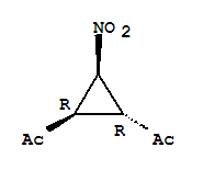 Ethanone, 1,1-[(1r,2r)-3-nitro-1,2-cyclopropanediyl]bis-, rel-(9ci) Structure,637353-92-5Structure