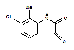 6-Chloro-7-methyl isatin Structure,6374-90-9Structure