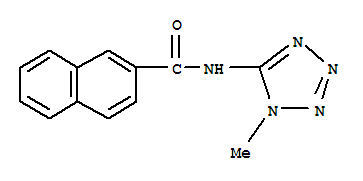 (9ci)-n-(1-甲基-1H-四唑-5-基)-2-萘羧酰胺结构式_638146-41-5结构式