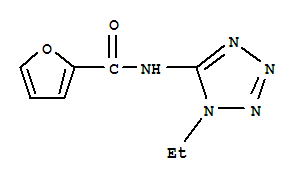 2-Furancarboxamide,n-(1-ethyl-1h-tetrazol-5-yl)-(9ci) Structure,638146-43-7Structure