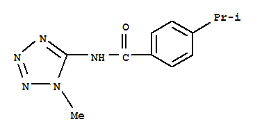 Benzamide, 4-(1-methylethyl)-n-(1-methyl-1h-tetrazol-5-yl)-(9ci) Structure,638146-75-5Structure