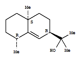 (2R)-2,3,4,4a,5,6,7,8-八氢-α,α,4aβ,8β-四甲基-2-萘甲醇结构式_63891-61-2结构式