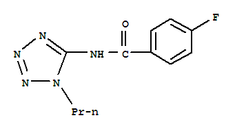 Benzamide, 4-fluoro-n-(1-propyl-1h-tetrazol-5-yl)-(9ci) Structure,639048-60-5Structure