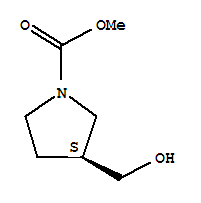 (3s)-(9ci)-3-(羟基甲基)-1-吡咯烷羧酸甲酯结构式_639491-62-6结构式