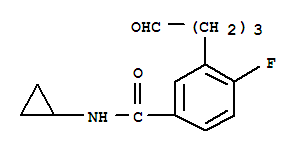 Benzamide, n-cyclopropyl-4-fluoro-3-(4-oxobutyl)-(9ci) Structure,639858-65-4Structure