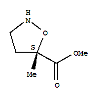 (s)-(9ci)-5-甲基-5-异噁唑啉羧酸甲酯结构式_64018-38-8结构式