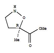 (r)-(9ci)-5-甲基-5-异噁唑啉羧酸甲酯结构式_64018-55-9结构式