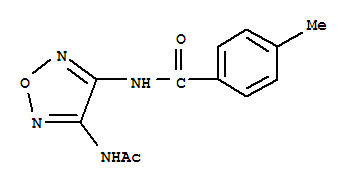 Benzamide, n-[4-(acetylamino)-1,2,5-oxadiazol-3-yl]-4-methyl-(9ci) Structure,640238-19-3Structure