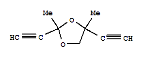 1,3-Dioxolane,2,4-diethynyl-2,4-dimethyl- Structure,64031-37-4Structure