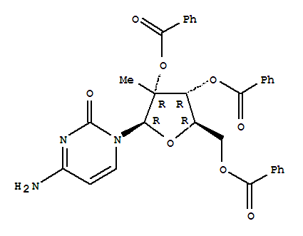 2’-C-methyl-2’,3’,5’-tri-o-benzoylcytidine Structure,640725-69-5Structure