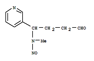 4-(N-methyl-n-nitrosamino)-4-(3-pyridyl)butanal Structure,64091-90-3Structure