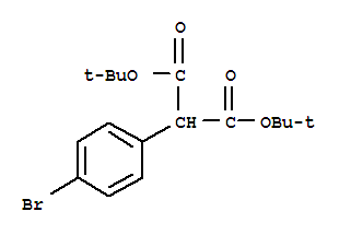 2-(4-Bromophenyl)-propanedioic acid 1,3-bis-t-butyl ester Structure,641638-37-1Structure