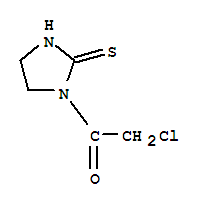 (9CI)-1-(氯乙酰基)-2-咪唑啉硫酮结构式_64202-34-2结构式