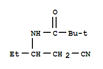 Propanamide, n-[1-(cyanomethyl)propyl]-2,2-dimethyl- Structure,642087-56-7Structure