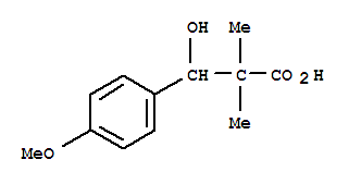 2,2-Dimethyl-3-hydroxy-3-(p-methoxyphenyl)propionic acid Structure,64284-35-1Structure