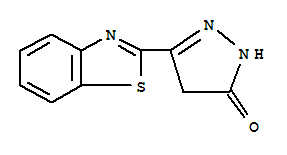 3H-pyrazol-3-one,5-(2-benzothiazolyl)-2,4-dihydro-(9ci) Structure,64323-61-1Structure