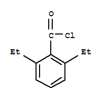 Benzoyl chloride, 2,6-diethyl-(7ci,9ci) Structure,64359-02-0Structure