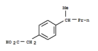 Benzeneacetic acid,4-(1-methylbutyl)-(9ci) Structure,64451-69-0Structure