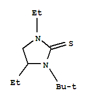 (9ci)-3-(1,1-二甲基乙基)-1,4-二乙基-2-咪唑啉硫酮结构式_644985-68-2结构式