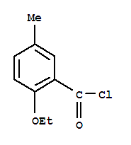 (9ci)-2-乙氧基-5-甲基-苯甲酰氯结构式_64507-09-1结构式