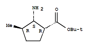 2-氨基-3-甲基-环戊烷羧酸 1,1-二甲基乙酯结构式_646518-10-7结构式