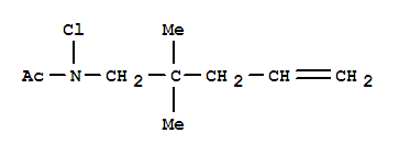 (9ci)-n-氯-n-(2,2-二甲基-4-戊烯基)-乙酰胺结构式_647027-76-7结构式