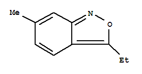 2,1-Benzisoxazole,3-ethyl-6-methyl-(9ci) Structure,64723-52-0Structure