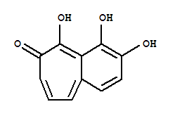 6H-benzocyclohepten-6-one, 3,4,5-trihydroxy-(9ci) Structure,64782-84-9Structure