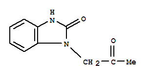 2H-benzimidazol-2-one,1,3-dihydro-1-(2-oxopropyl)-(9ci) Structure,64928-98-9Structure