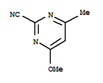 (6ci,9ci)-4-甲氧基-6-甲基-2-嘧啶甲腈结构式_64929-17-5结构式