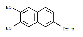 (5ci)-6-丙基-2,3-萘二醇结构式_649569-22-2结构式